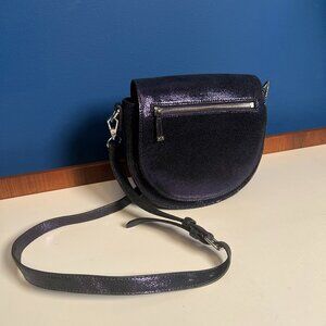 Rebecca Minkoff Iridescent Purple Saddle Bag